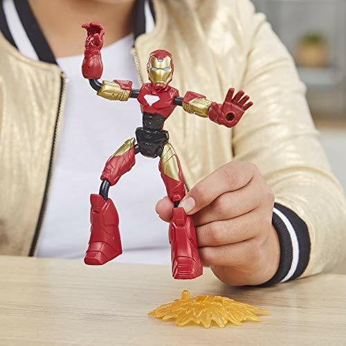 Avengers Bend And Flex Ironman Con Veicolo Snodabile - 5