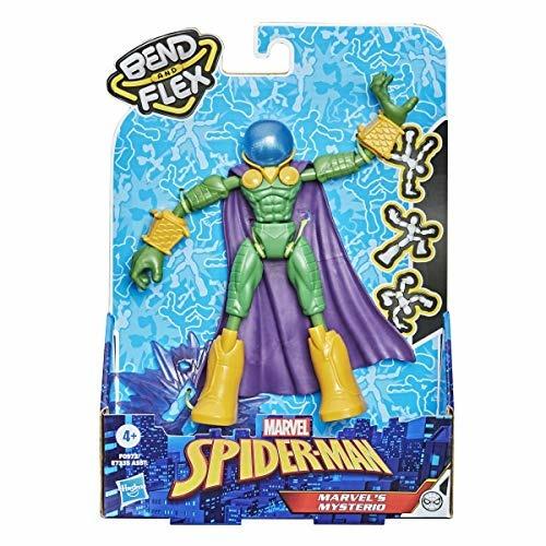 Spiderman Bend And Flex Figures. Personaggi Snodabili 15cm. Mysterio - 3