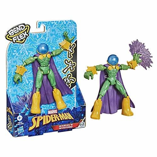 Spiderman Bend And Flex Figures. Personaggi Snodabili 15cm. Mysterio - 4