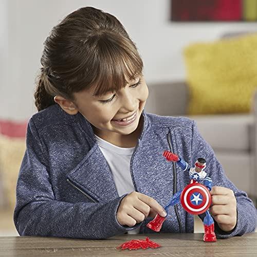 Avengers Bend and Flex. Personaggi Snodabili 15 cm. Captain America Falcon - 4