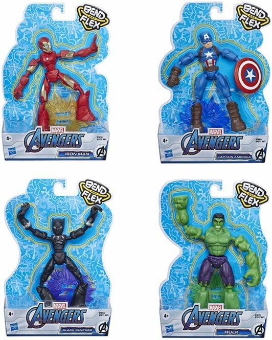 Marvel Avengers Bend And Flex Personaggi Snodabili 15Cm Ast