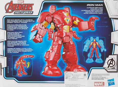 Hasbro Avengers Mech Strike - action figure da 20 cm con Ultimate Mech Suit - 2
