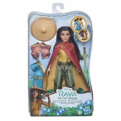 Principesse Disney Raya Fashion Doll + Accessori - 2