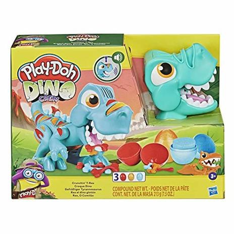 Play-Doh Dino Crew - Il T-Rex Mangione, dinosauro giocattolo con suoni da dinosauro e 3 uova Play-Doh - 2