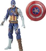 Hasbro Marvel Avengers Legends Series - Capitan America Zombi, Action Figure in Scala da 15 cm