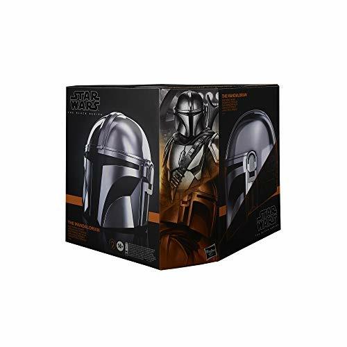 Hasbro Star Wars The Black Series. The Mandalorian, Casco elettronico premium da collezione, replica 1:1 - 6