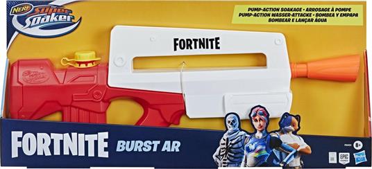 Nerf Super Soaker - Fortnite Burst AR (blaster ad acqua, azionamento a pompa)