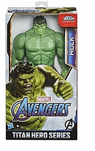 Hasbro Avengers - Hulk (Action Figure Deluxe 30cm con blaster Titan Hero Blast Gear)