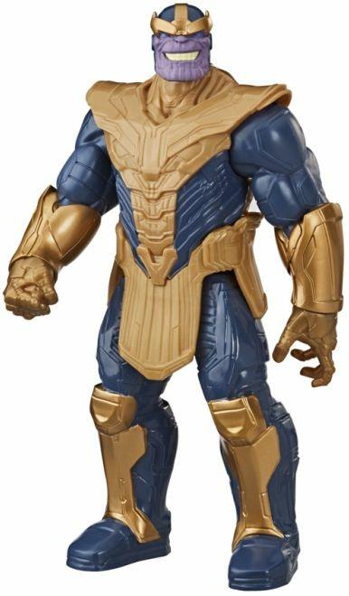 Hasbro Avengers - Thanos (Action Figure Deluxe 30cm, con blaster Titan Hero Blast Gear) - 2