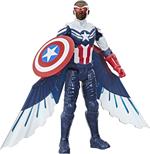 Hasbro Avengers - Captain America Falcon Edition (Actionf Figure Titan Hero da 30 cm, include ali