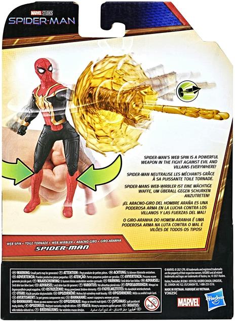 Hasbro Spider-Man Deluxe con Aracno-Giro , Action Figure Deluxe da 15 cm, Ispirata al Film di Spider-Man No Way Home - 4