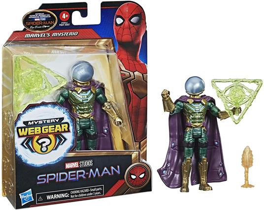 Hasbro Spider-Man - Mysterio con Armatura Mystery Web Gear, Action Figure 15 cm, Ispirata al film di Spider-Man "No Way Home" - 2