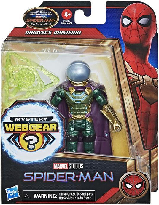 Hasbro Spider-Man - Mysterio con Armatura Mystery Web Gear, Action Figure 15 cm, Ispirata al film di Spider-Man "No Way Home" - 3