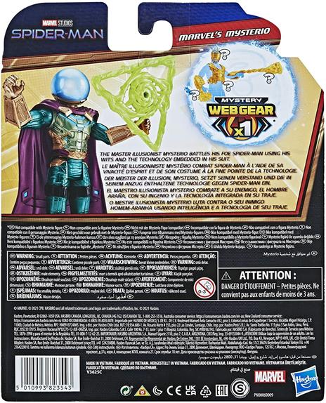 Hasbro Spider-Man - Mysterio con Armatura Mystery Web Gear, Action Figure 15 cm, Ispirata al film di Spider-Man "No Way Home" - 4