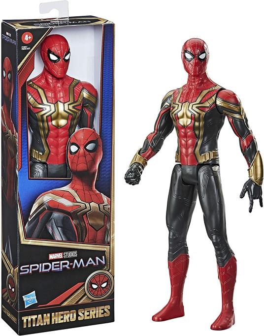 Hasbro Spider-Man - Spider-Man con armatura integrale Iron Spider; Action Figure 30 cm Titan Hero Series - 4