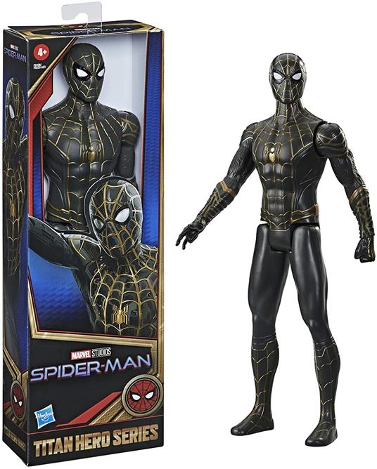 Hasbro Spider-Man - Spider-Man con tuta Iron Spider, action figure da 30 cm Titan Hero Series - 4