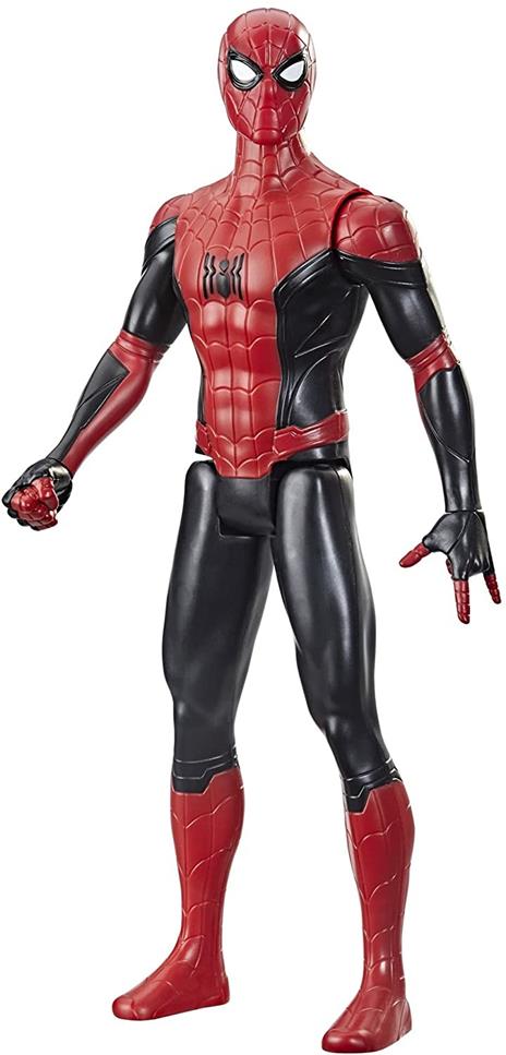 Hasbro Spider-Man - Spider-Man con Tuta Nera e Rossa, Action Figure da 30 cm Titan Hero Series - 2