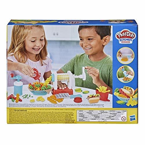 Play-Doh Kitchen Creations - Playset Patatine e Snack - 4