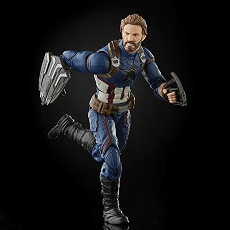 Hasbro Marvel Legends Series. Capitan America, action figure della Saga dell'Infinito in scala da 15 cm - 4