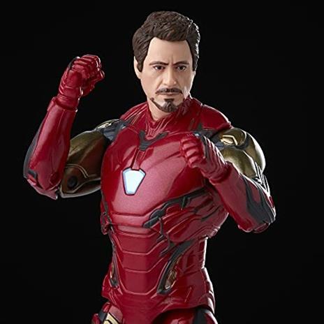 Hasbro Marvel Legends Series. Iron Man Mark 85 contro Thanos, action figure in scala da 15 cm - 5