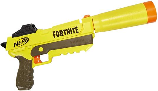 Nerf Fortnite - Pump SG Blaster, lancia-dardi mega con azione a pompa, a retroricarica, 4 dardi Nerf Mega - 5