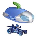 PJ Masks - Super pigiamini, 2-in-1 HQ, playset sede centrale e razzo giocattolo per età prescolare