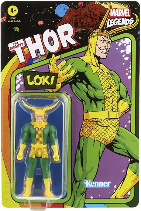Marvel Legends The Mighty Thor Loki Figura 9cm Hasbro - 3