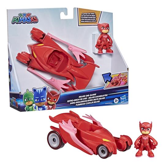 PJ Masks - Super pigiamini, Veicoli Deluxe, veicolo con personaggio di PJ Masks