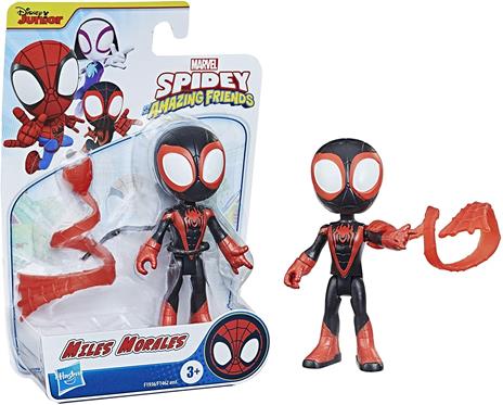 Hasbro Marvel Spidey e i Suoi Fantastici Amici - Miles Morales, action figure giocattolo da 15 cm, con 1 accessorio - 2
