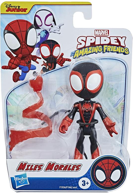 Hasbro Marvel Spidey e i Suoi Fantastici Amici - Miles Morales, action figure giocattolo da 15 cm, con 1 accessorio - 3