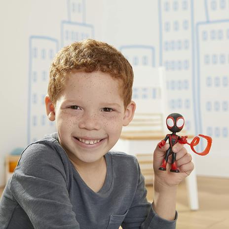 Hasbro Marvel Spidey e i Suoi Fantastici Amici - Miles Morales, action figure giocattolo da 15 cm, con 1 accessorio - 6