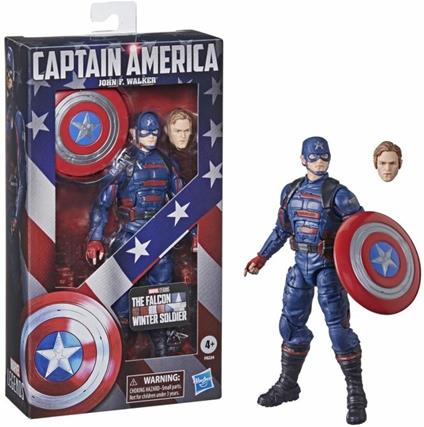 Figura Da Collezione Marvel Capitan America Serie Legends Falcon E Iol Soldato D'Inverno