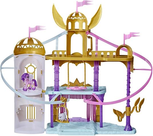 My Little Pony: Una Nuova Generazione,  Playset Deluxe, castello giocattolo da 56 cm con zipline