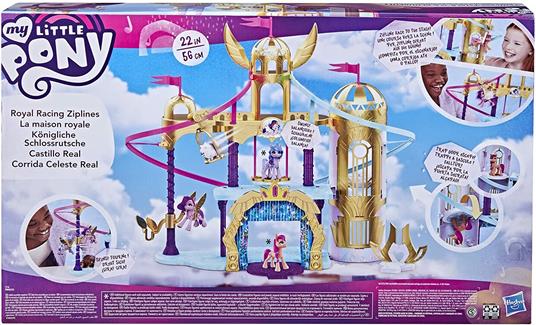My Little Pony: Una Nuova Generazione,  Playset Deluxe, castello giocattolo da 56 cm con zipline - 4
