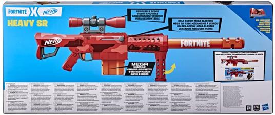 Nerf Fortnite Heavy SR トイガン Hasbro Nerf Fortnite - Heavy SR - Giocheria