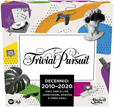 Trivial Pursuit Decennio: 2010 - 2020, gioco da tavolo per adulti e adolescenti - 2