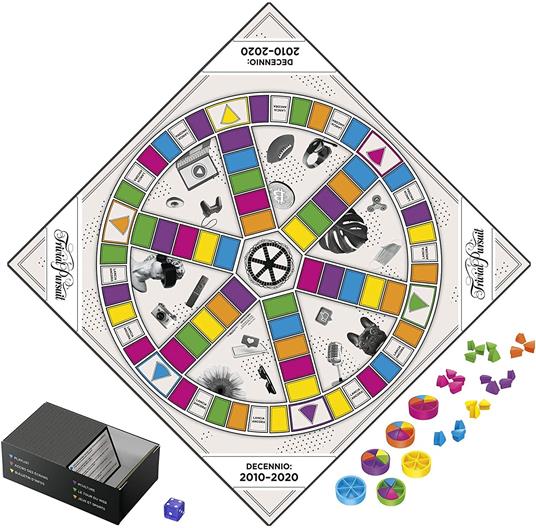 Trivial Pursuit Decennio: 2010 - 2020, gioco da tavolo per adulti