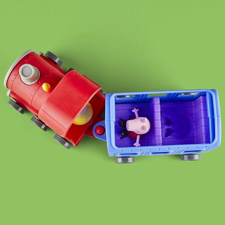 Peppa Pig - Il Treno della Signorina Coniglio, veicolo giocattolo per età prescolare con ruote che girano - 6