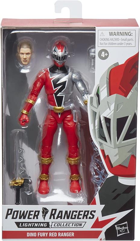 Power Rangers Dino Fury Fulminecollection Action Figura 2022 Red Ranger 15 Cm Hasbro