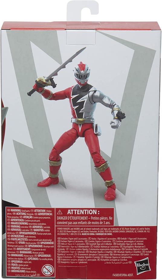 Power Rangers Dino Fury Fulminecollection Action Figura 2022 Red Ranger 15 Cm Hasbro - 2