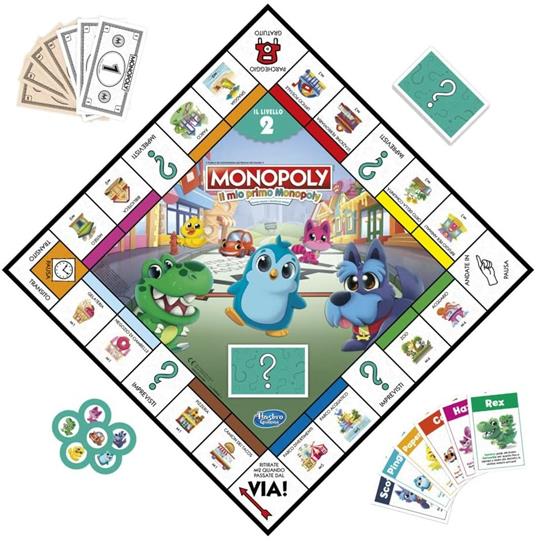 Monopoly - Il Mio Primo Monopoly, gioco da tavolo per famiglie - 4