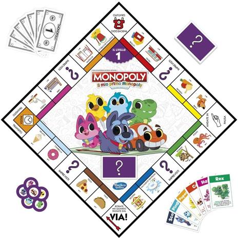Monopoly - Il Mio Primo Monopoly, gioco da tavolo per famiglie - 5
