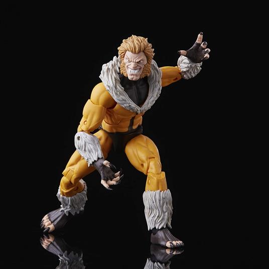 Hasbro Marvel Legends Series, X-Men Sabretooth, action figure collezionabile da 15 cm - 4