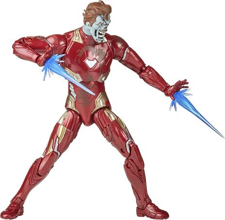 Hasbro Legends Series MCU Disney Plus What If Zombie Iron Man Marvel Action Figure, 4 Accessori, Multicolore, F3700 - 5