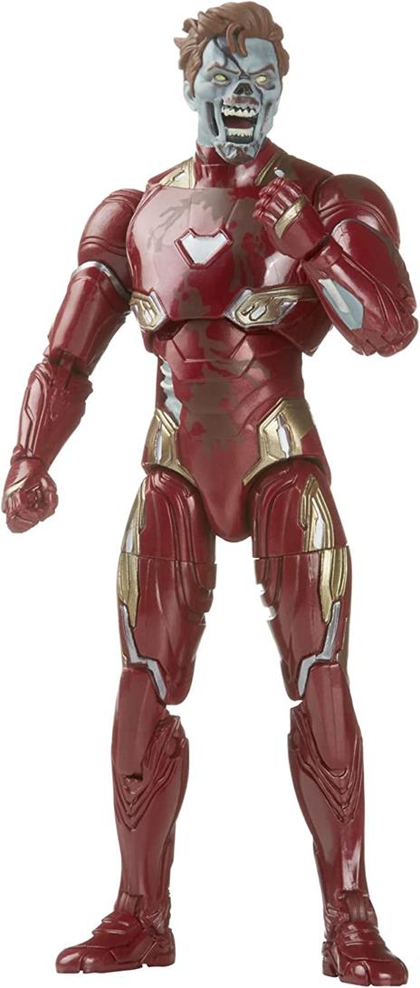 Hasbro Legends Series MCU Disney Plus What If Zombie Iron Man Marvel Action Figure, 4 Accessori, Multicolore, F3700 - 6