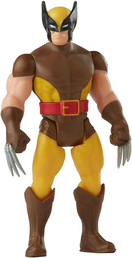 Hasbro Marvel Legends Series, Retro 375 Collection, Wolverine, action figure collezionabile da 9,5 cm - 2