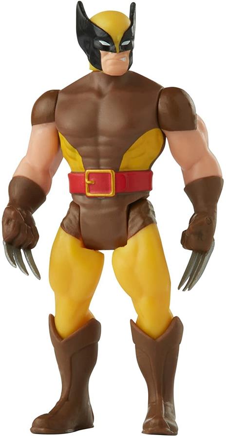 Hasbro Marvel Legends Series, Retro 375 Collection, Wolverine, action figure collezionabile da 9,5 cm - 3