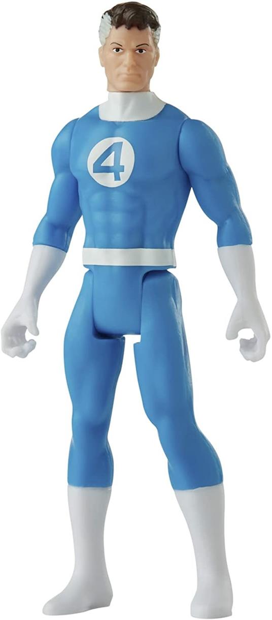 Hasbro Marvel Legends Series, Retro 375 Collection, Mr. Fantastic, action figure collezionabile da 9,5 cm - 2