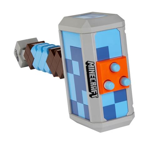 Nerf Minecraft - Martello lancia-dardi Stormlander, lancia 3 dardi, include 3 dardi originali Nerf Elite - 6