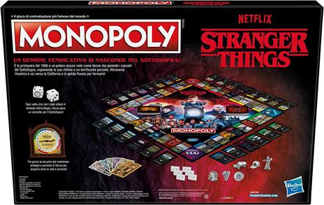 Monopoly - Stranger Things, gioco da tavolo per adulti e adolescenti dai 14 anni in su, da 2 a 6 giocatori - 6